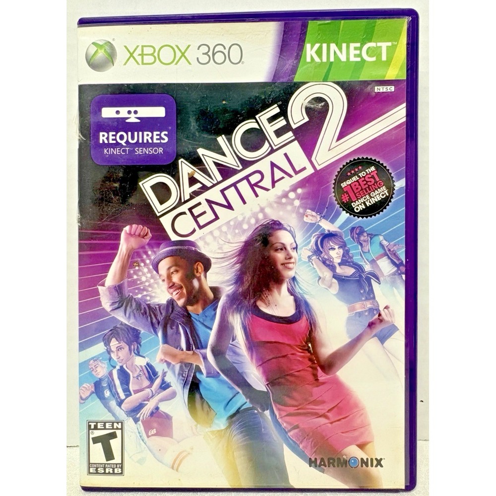 HTF Dance Central 2 - Microsoft Xbox 360 Kinect - Rhythm & Dancing Video Game